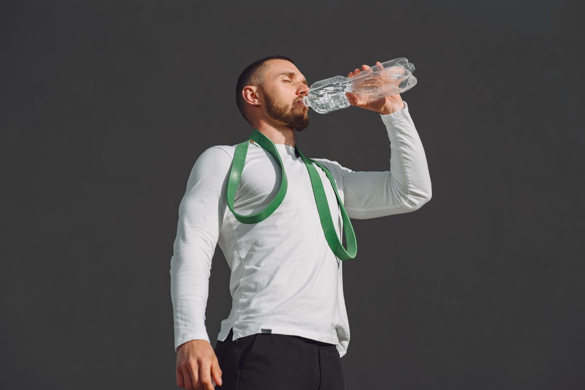 Glass of water — dehydration prevention