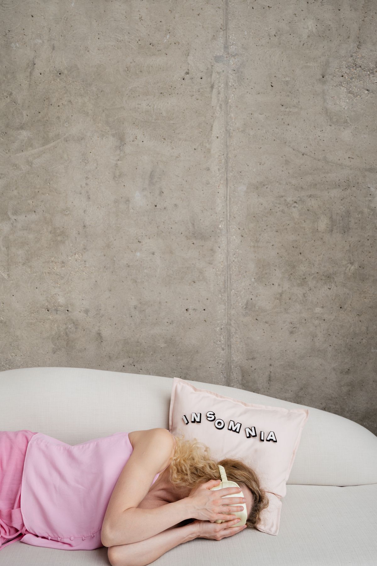 Person having trouble sleeping — insomnia